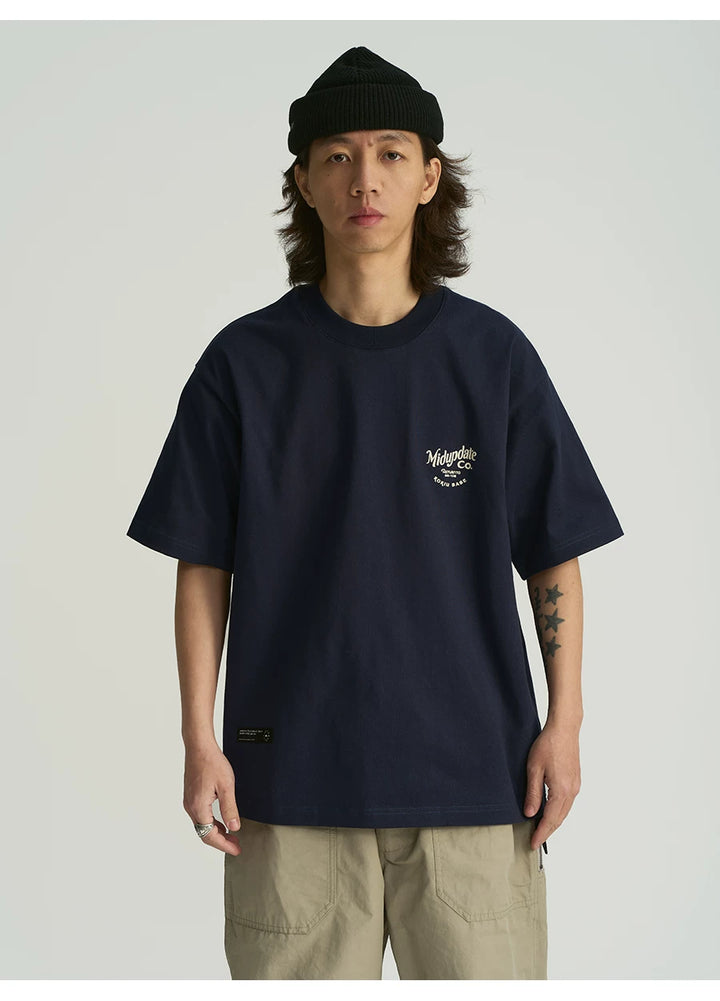 MU566 Vintage Washed Circle Logo Tee