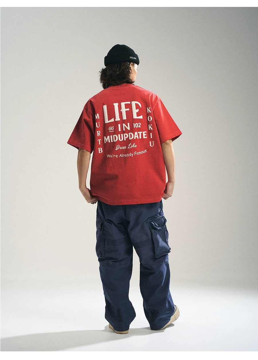 MUP25186 Distressed Military Cargo Pants