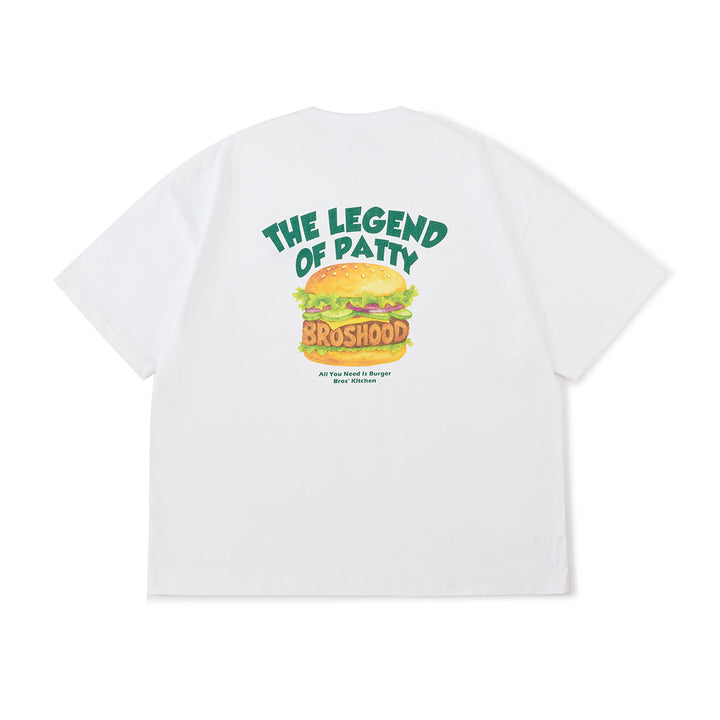 Burger Punch Print Tee