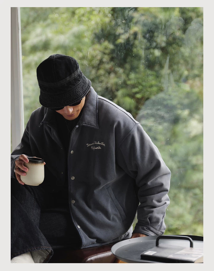 Vintage Embroidered Padded Coat