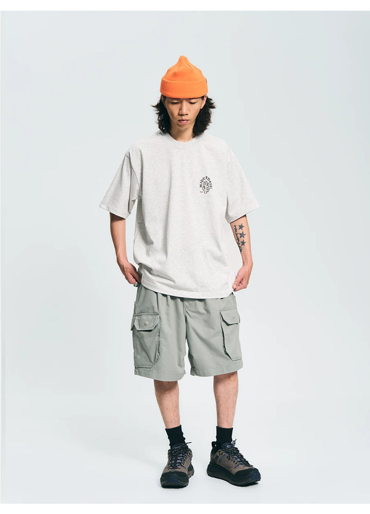 MU562 Vintage Western Cactus Badge Tee