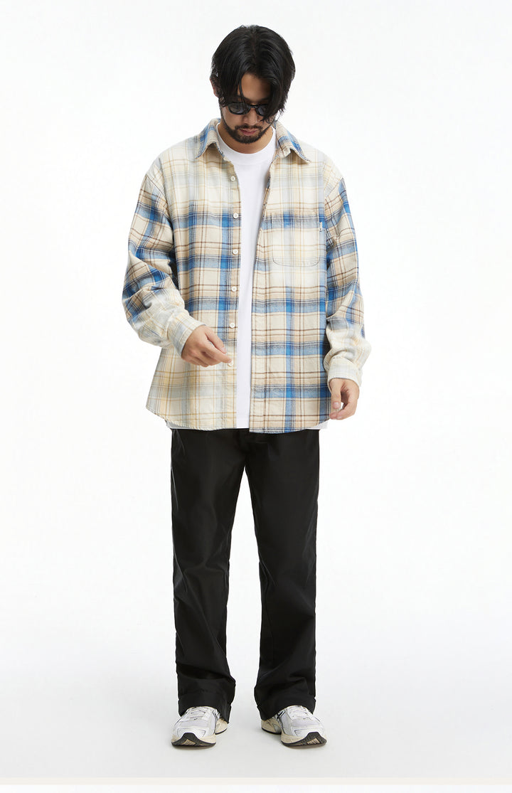 Gradient Plaid Shirt