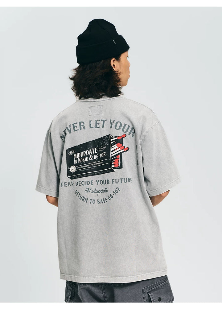 MU540 Vintage Wash Casual Matchbox Tee