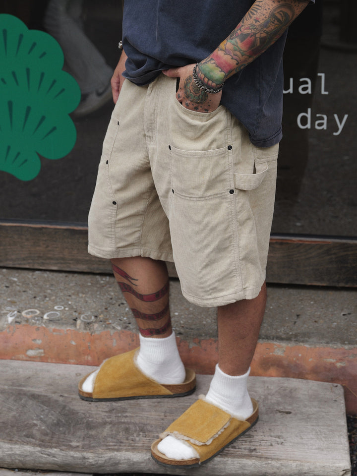 Corduroy Logger Shorts