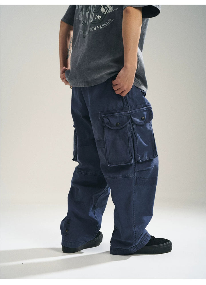 MUP25186 Distressed Military Cargo Pants