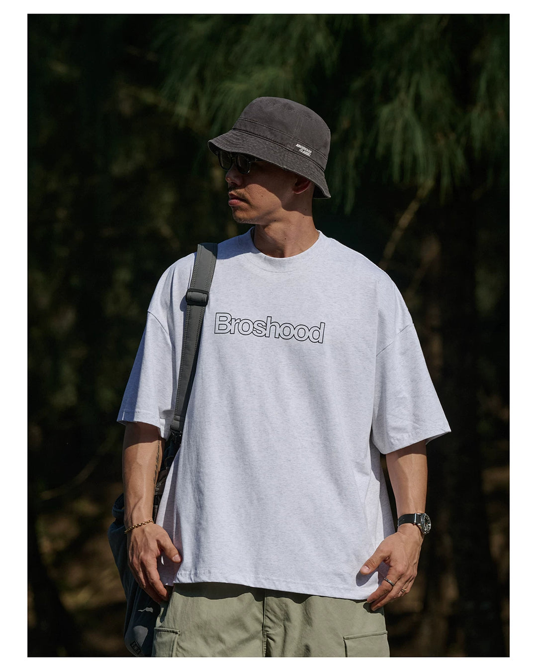 Sorona® Line Print Tee