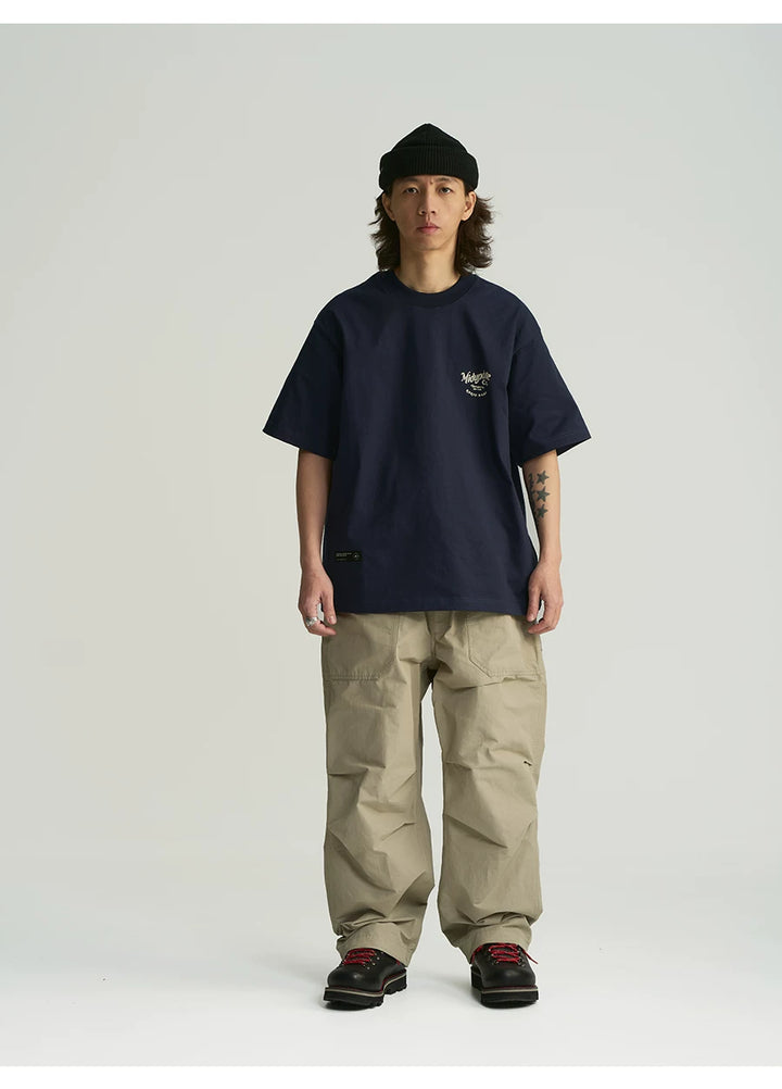 MU566 Vintage Washed Circle Logo Tee