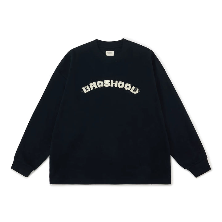 Blended Brushed Print Long Sleeve