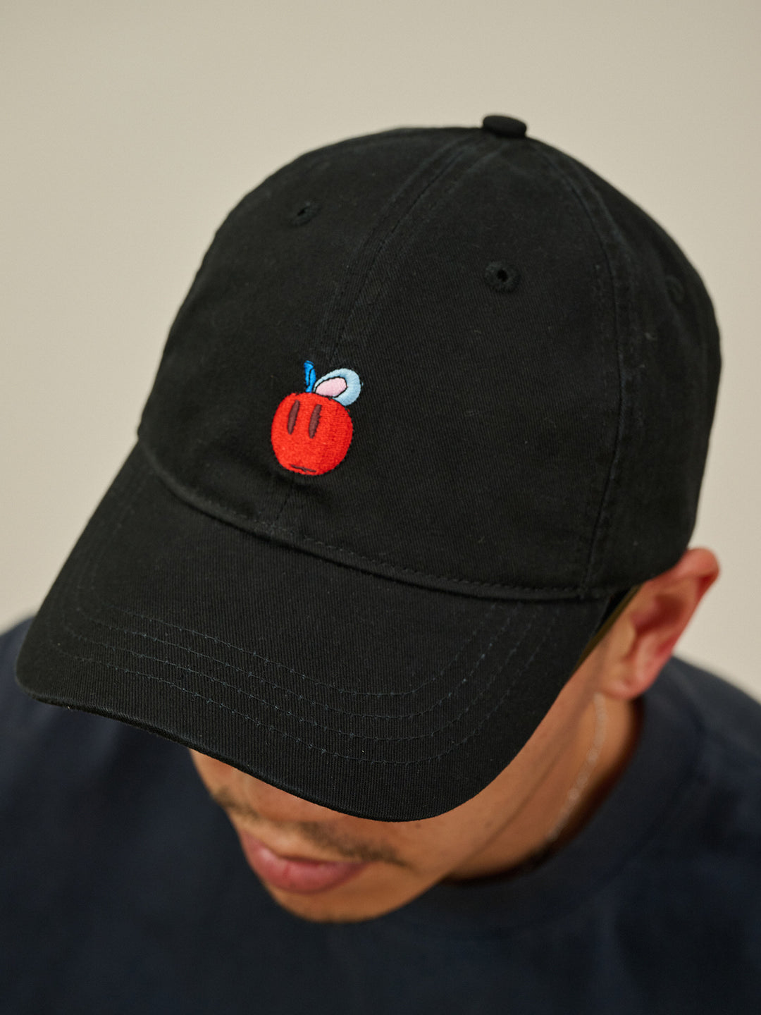 Washed Fruit Embroidered Baseball Cap