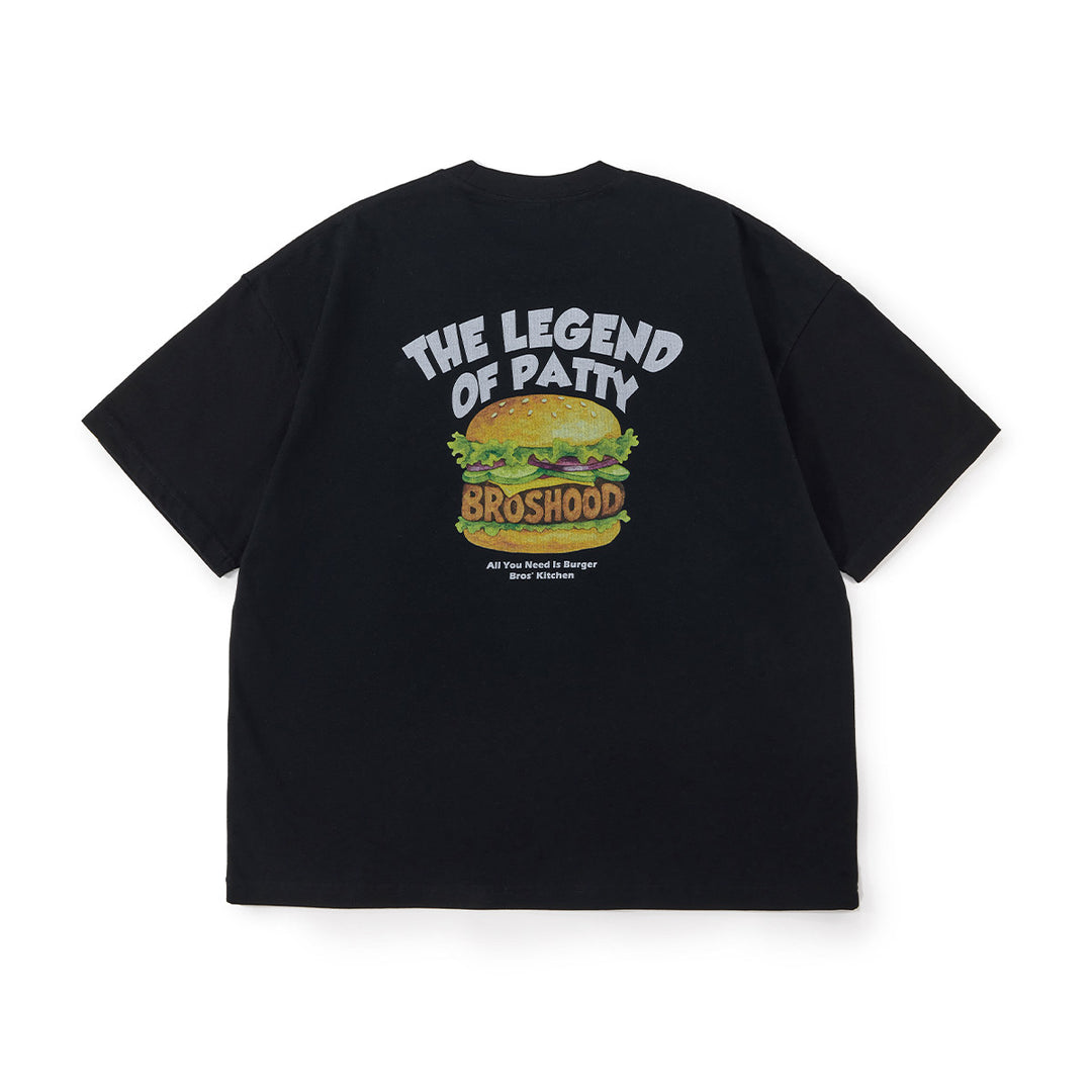 Burger Punch Print Tee