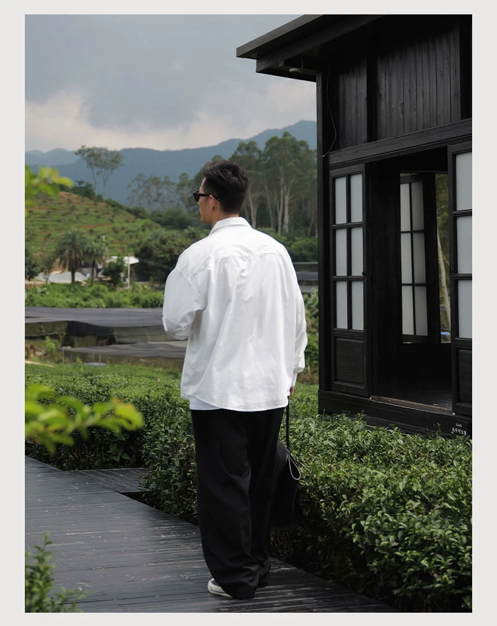 Solid Anti-Wrinkle Shirt