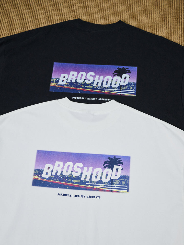 Vintage Summer Night Print Tee