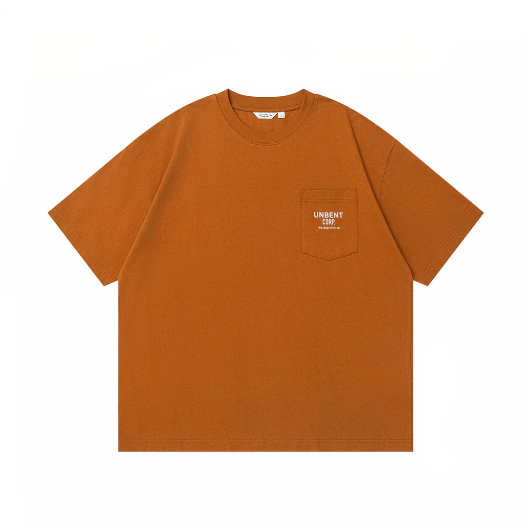 Distressed Print Pocket Tee