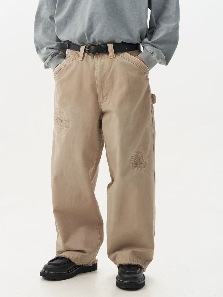 Patched-up Carpenter Pants
