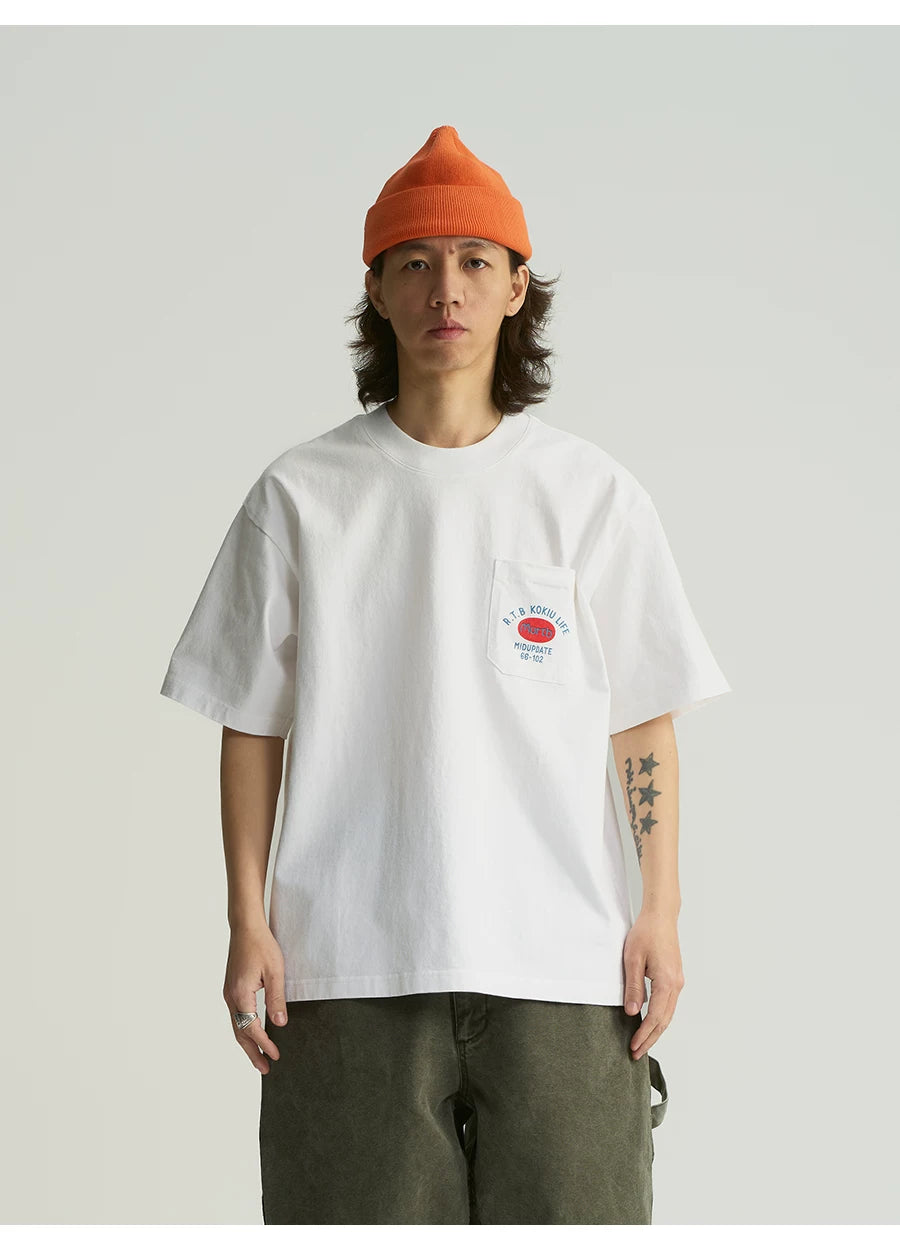 MU555 Minimalist Reversible Pocket Tee