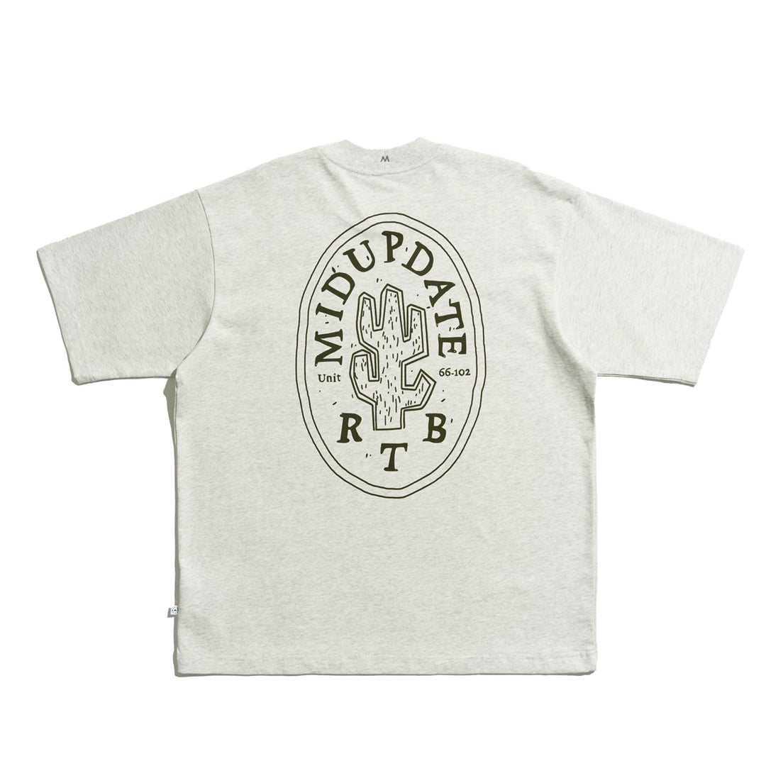 MU562 Vintage Western Cactus Badge Tee