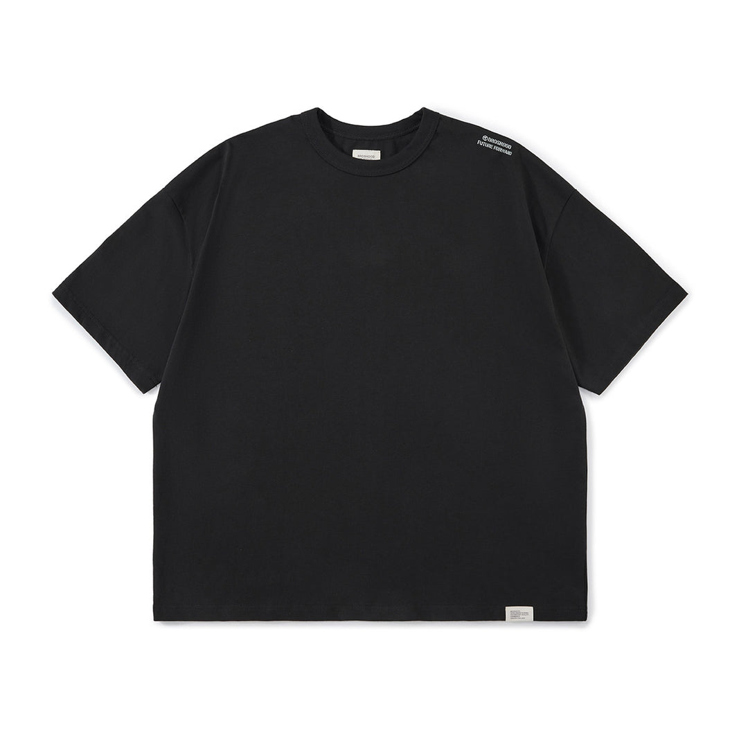 Anti-War Slogan Print Crewneck Tee