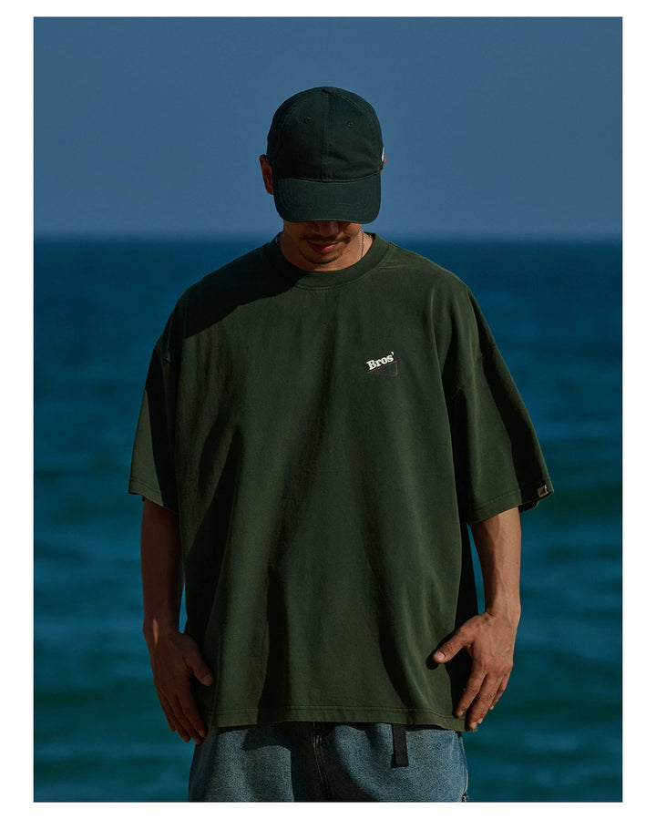 Gradient Triangle DTG Print Tee