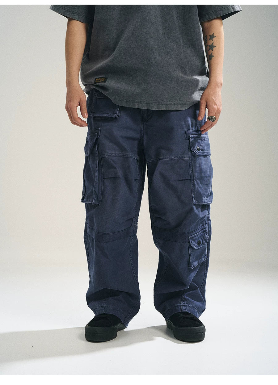 MUP25186 Distressed Military Cargo Pants
