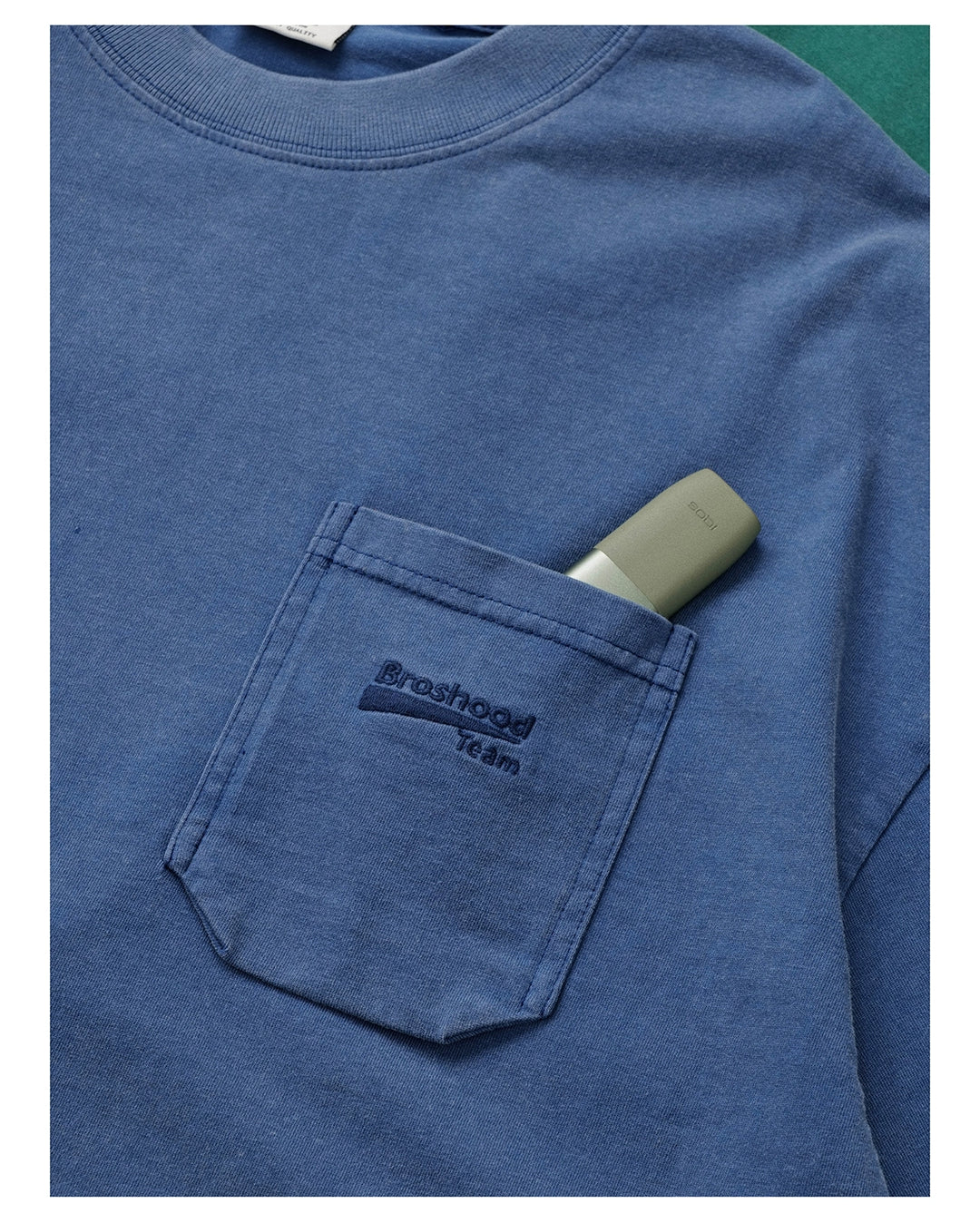 Acid Wash 3D Pocket Tee