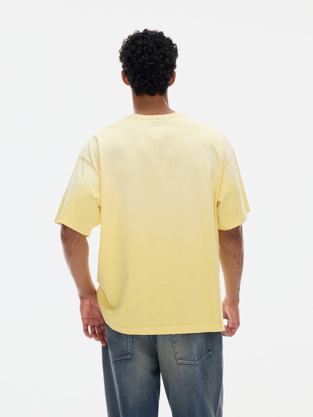 Gradient Acid Wash Logo Tee