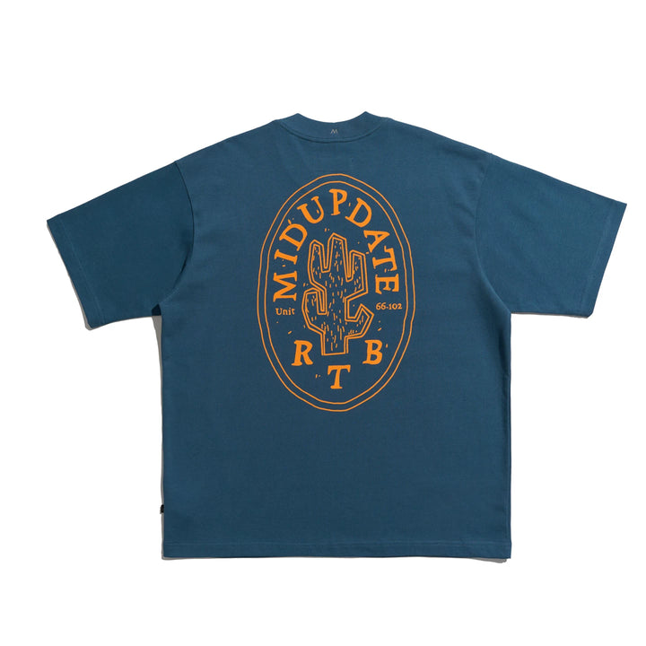 MU562 Vintage Western Cactus Badge Tee