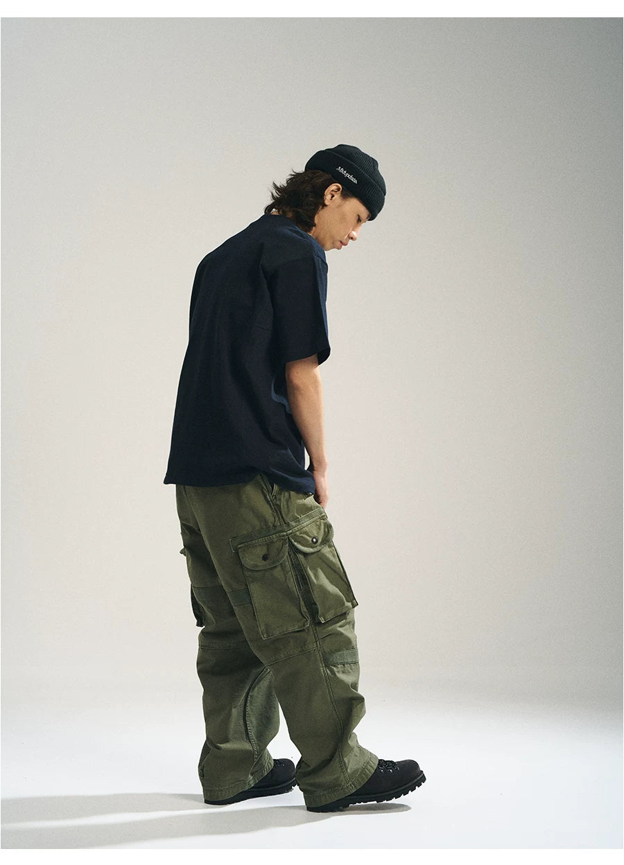 MUP25186 Distressed Military Cargo Pants