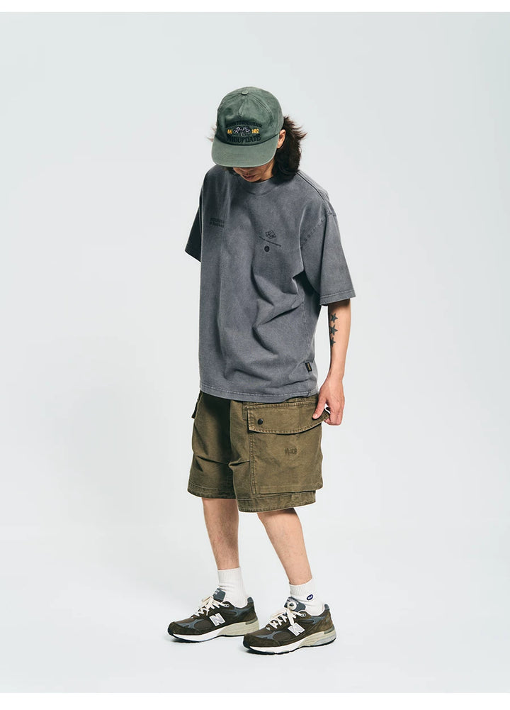 MU540 Vintage Wash Casual Matchbox Tee