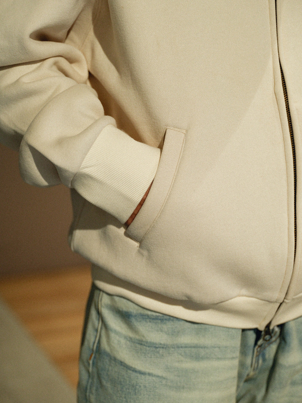 Heavyweight Fleece lined Zip Up Hoodie