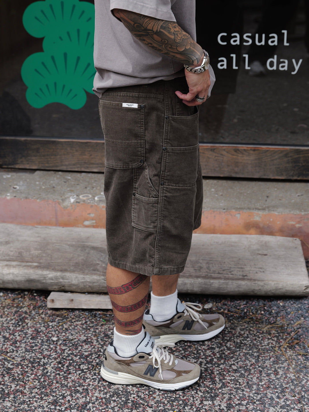 Corduroy Logger Shorts