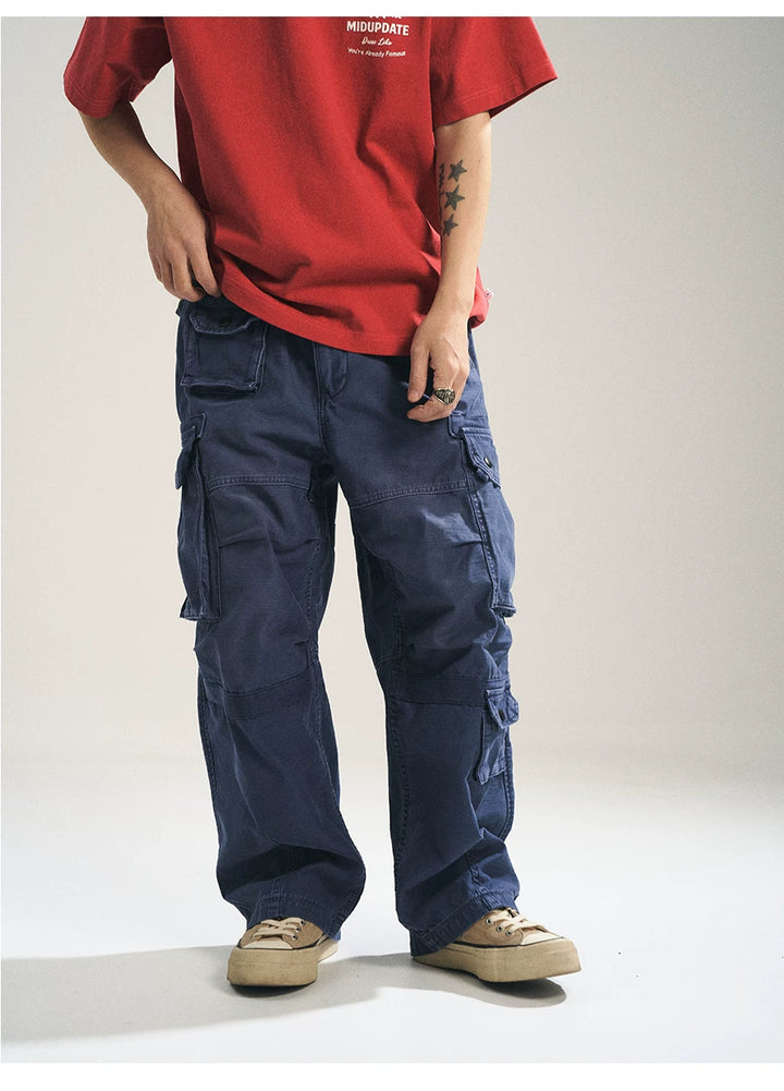 MUP25186 Distressed Military Cargo Pants