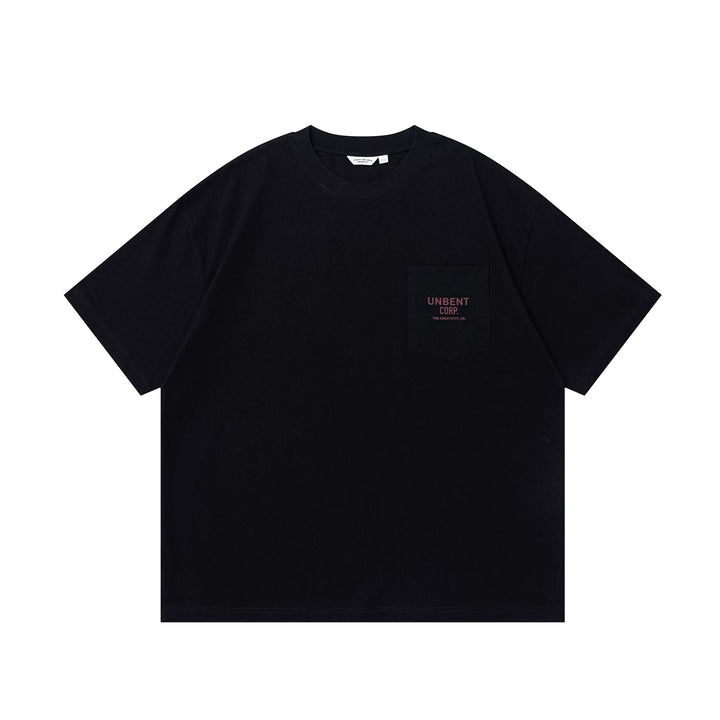 Distressed Print Pocket Tee