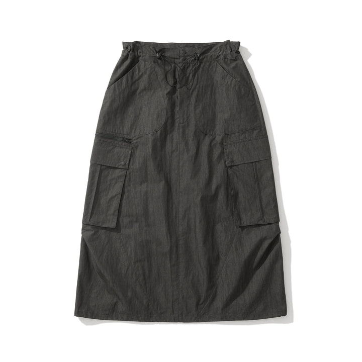 Acid Wash Cargo Skirt