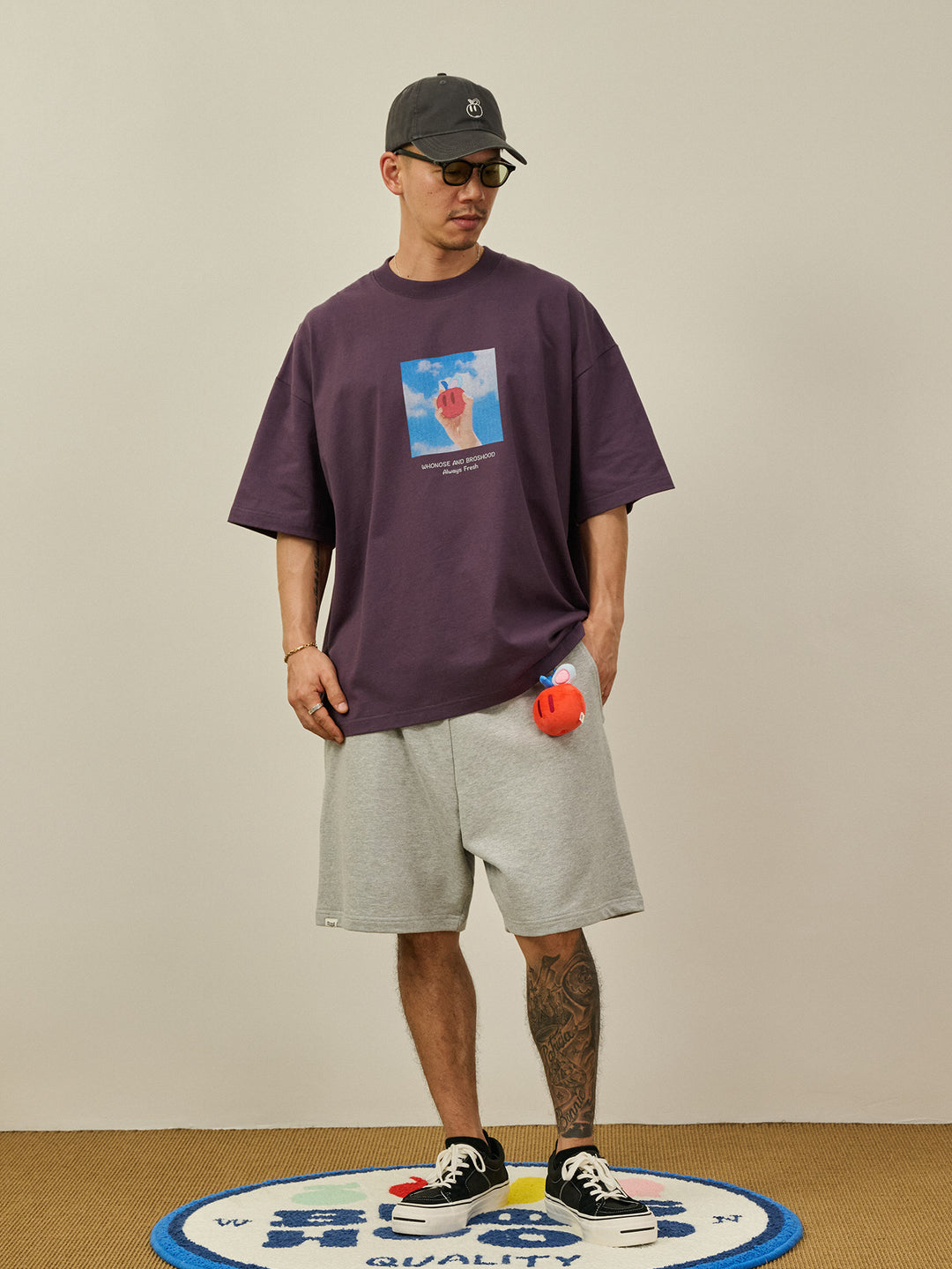 [BROS x Joe Ng] Apple DTG Print Tee