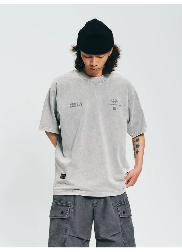MU540 Vintage Wash Casual Matchbox Tee