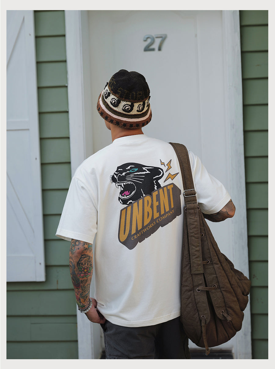 Lightning Leopard Print Tee