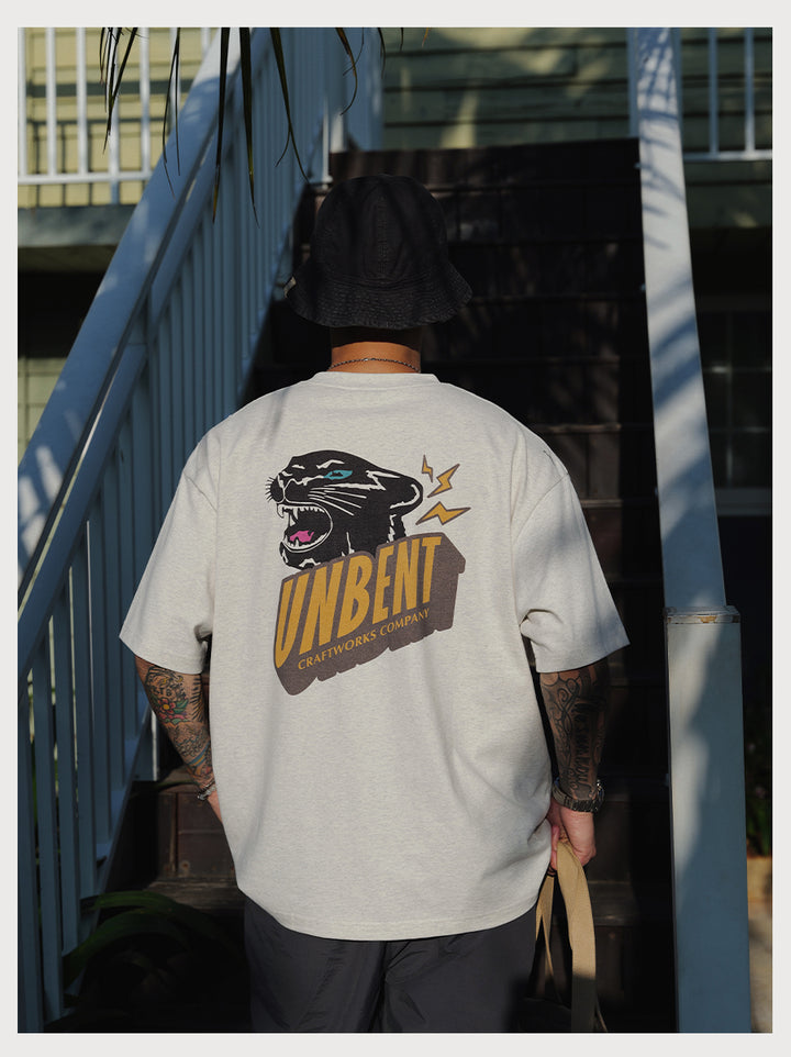 Lightning Leopard Print Tee