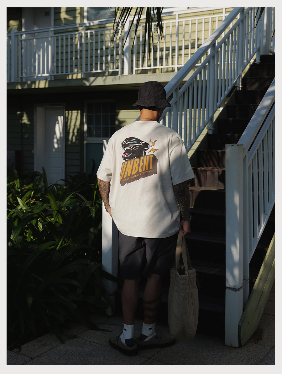 Lightning Leopard Print Tee