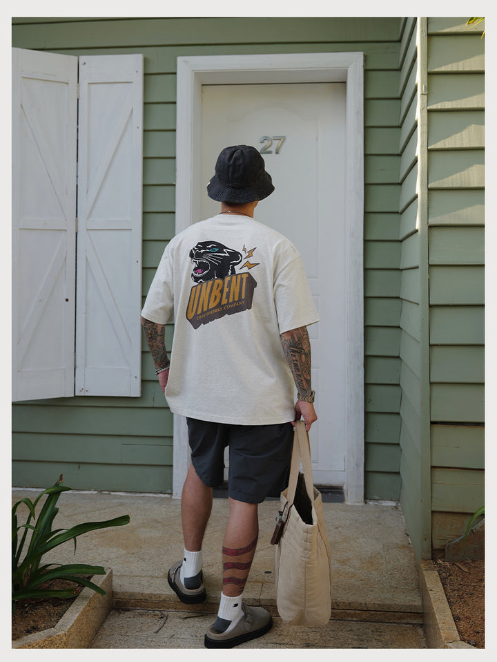 Lightning Leopard Print Tee