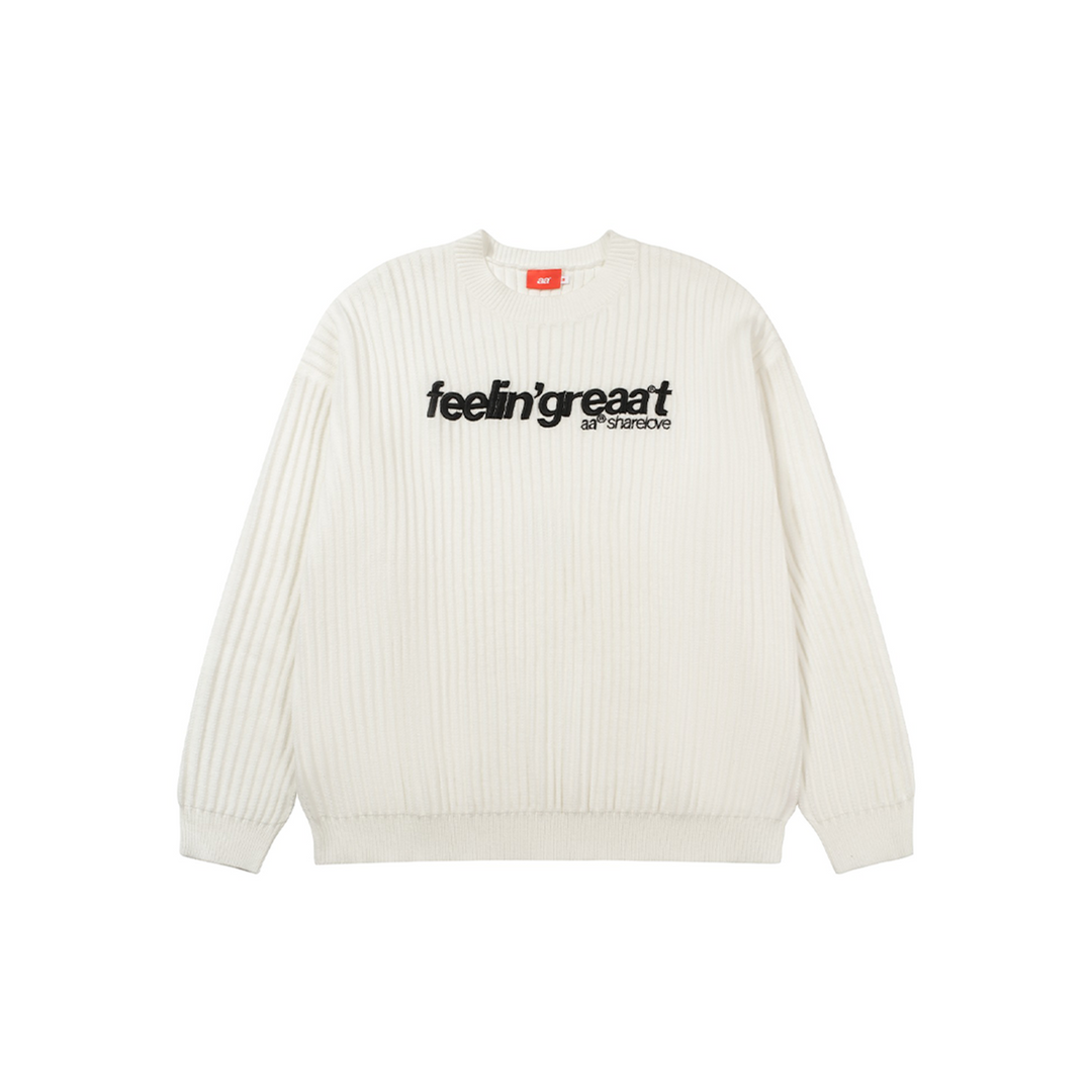 FEELING GREAT EMBROIDERY KNITWEAR