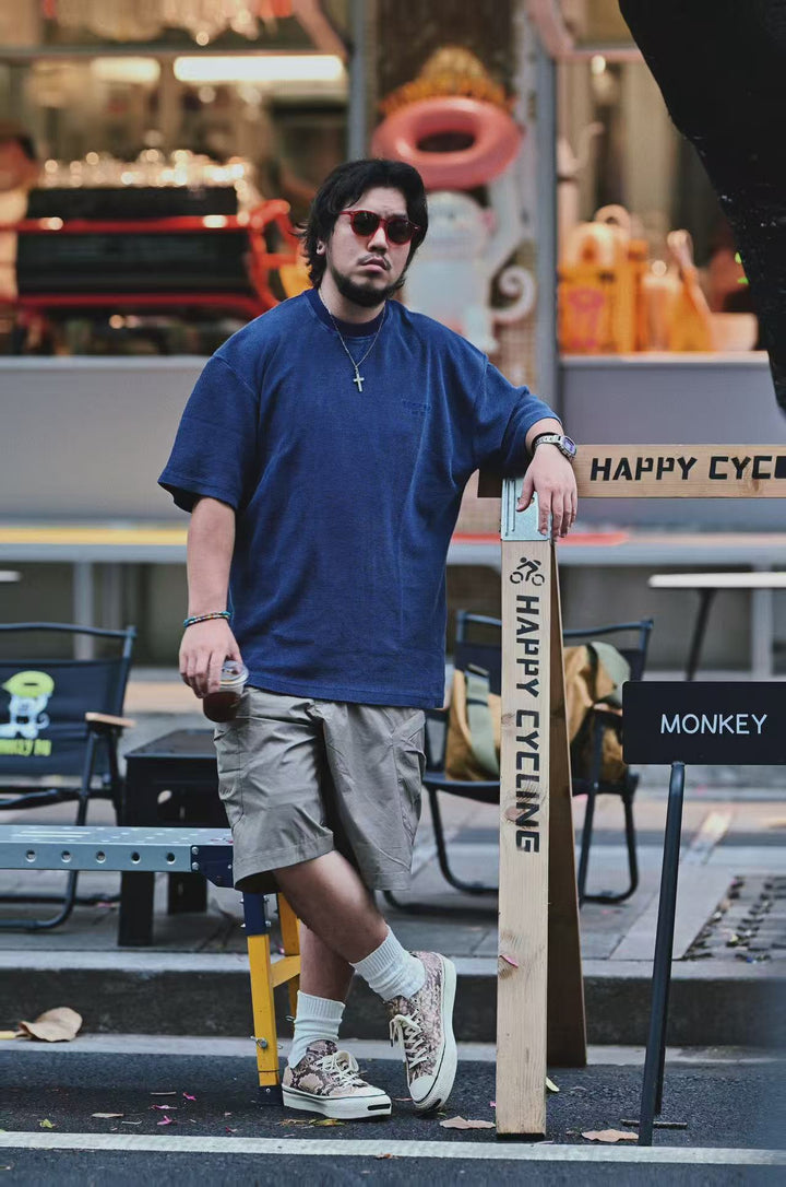 Washed Waffle Tee + Coolmax Chino Shorts Bundle