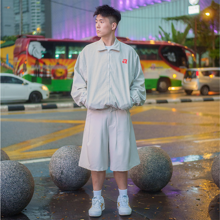 BEIGE WALE CORD JACKET