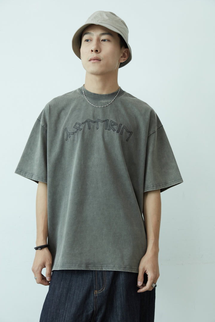 Rune Patchwork Washed Tee
