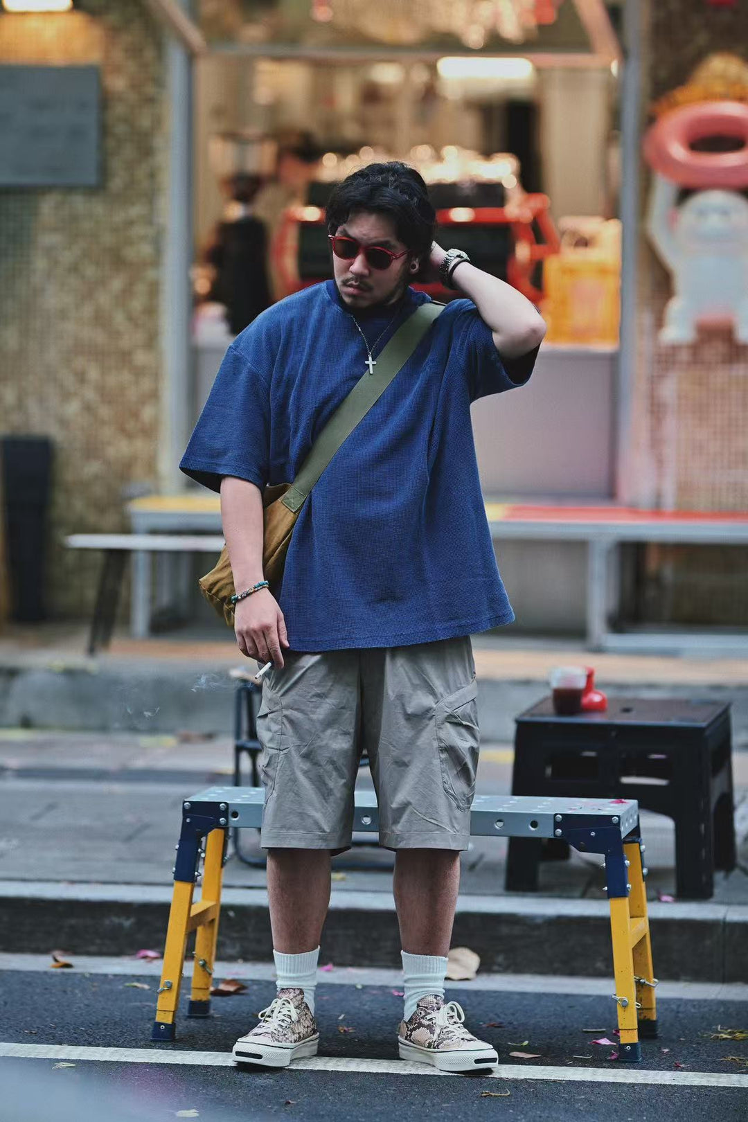 Washed Waffle Tee + Chino Pants Bundle