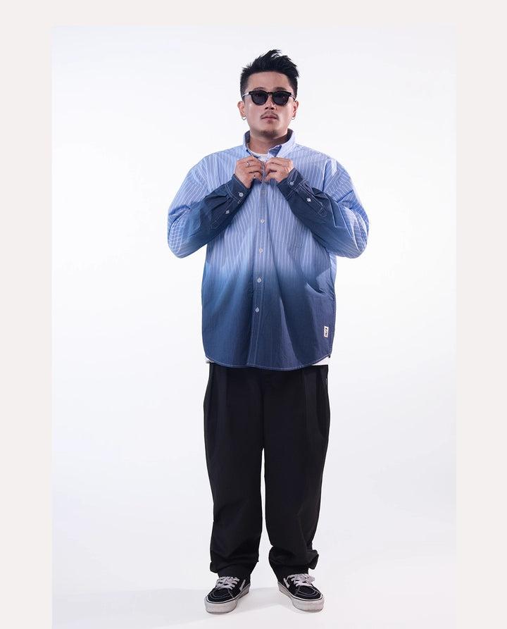 Gradient Pin Stripe Shirt