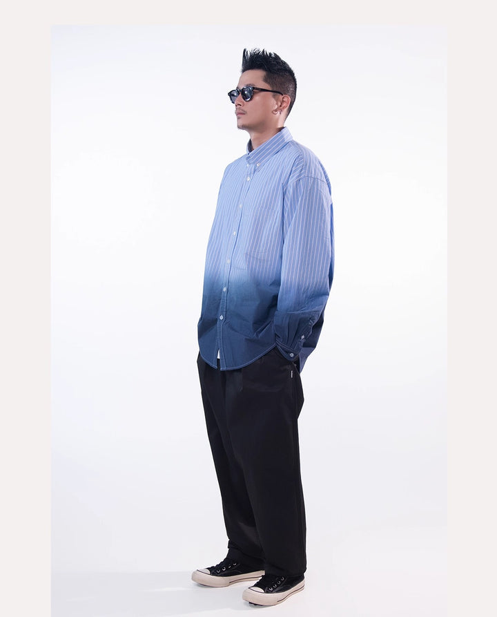 Gradient Pin Stripe Shirt