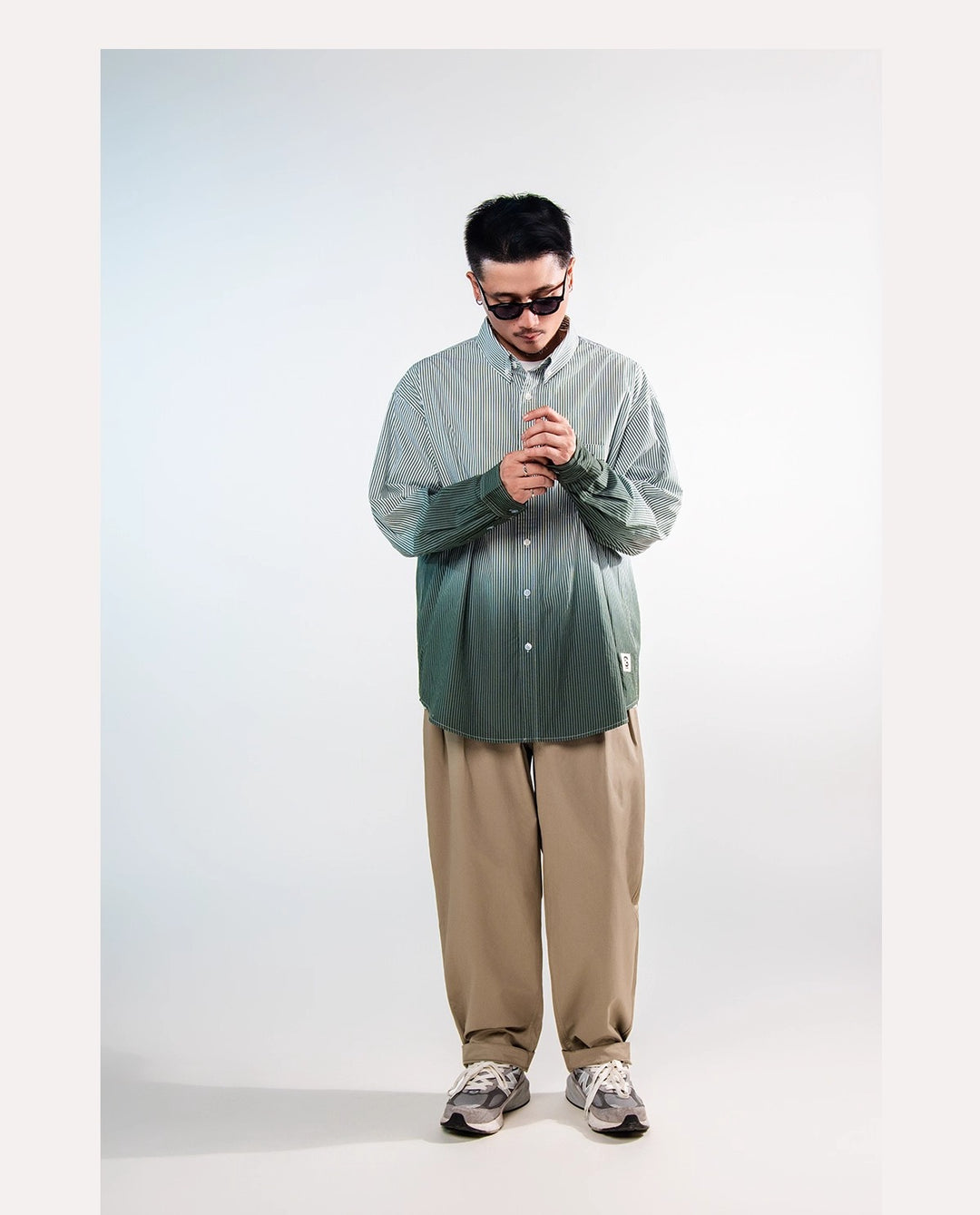 Gradient Pin Stripe Shirt