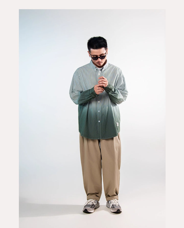 Gradient Pin Stripe Shirt