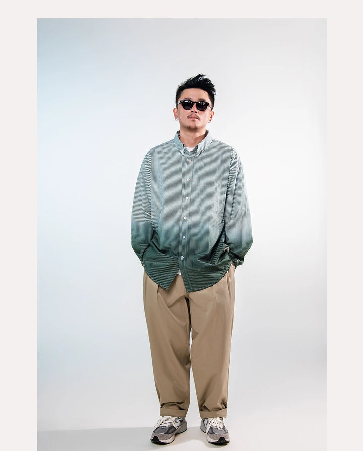 Gradient Pin Stripe Shirt