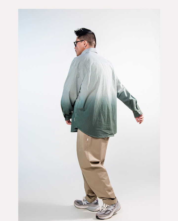 Gradient Pin Stripe Shirt